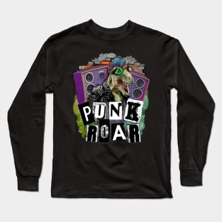 Punk Roar Trex Punk Long Sleeve T-Shirt